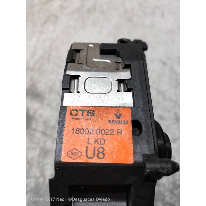 Recambio de potenciometro pedal para renault megane iii sport tourer 1.5 dci diesel fap referencia OEM IAM 180020022R  