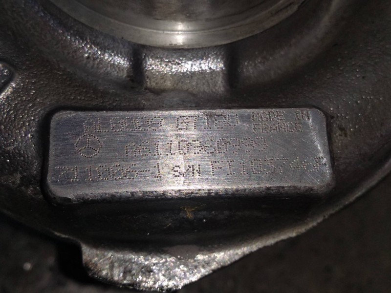 Recambio de turbocompresor para mercedes clase c (w203) familiar c 200 t cdi (203.204) referencia OEM IAM 7110061 A6110960999 