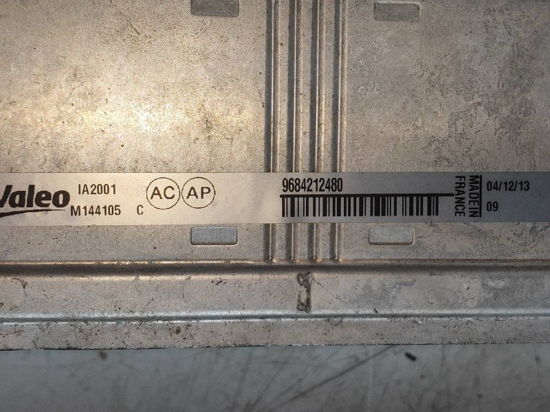 Recambio de intercooler para peugeot 5008 allure referencia OEM IAM 9684212480 M144105C 