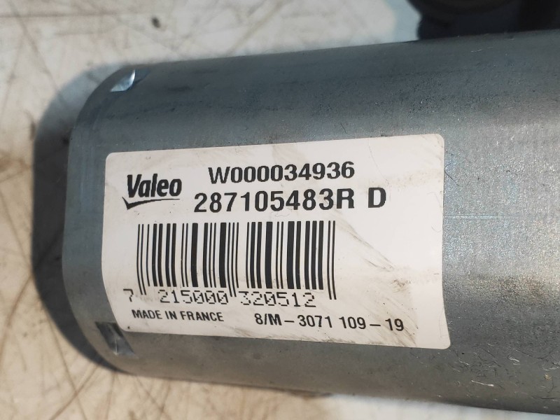 Recambio de motor limpia trasero para renault zoe limited referencia OEM IAM W000034936 287105483R 