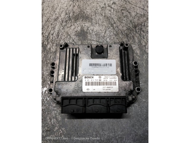 Recambio de centralita motor uce para renault megane iii coupe dynamique referencia OEM IAM 0281014546 237100055R 237100238R