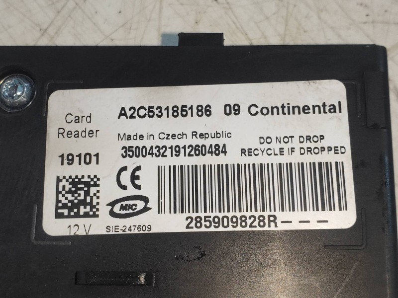 Recambio de modulo electronico para renault zoe limited referencia OEM IAM A2C53185186 285909828R 