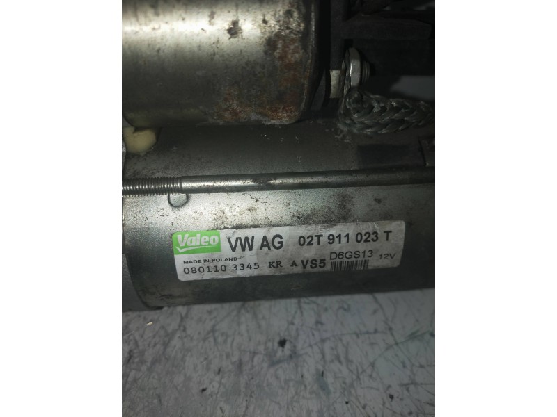 Recambio de motor arranque para seat altea (5p1) sport-up referencia OEM IAM 02T911023T D6GS13 