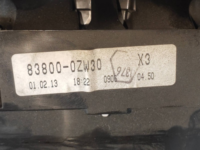 Recambio de cuadro instrumentos para toyota auris 1.8 16v cat (híbrido) referencia OEM IAM 838000ZW30  