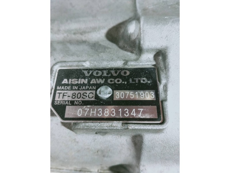 Recambio de caja cambios para volvo v70 familiar kinetic referencia OEM IAM 30751903 TF80SC 07H3831347