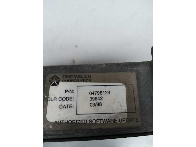 Recambio de centralita cambio automatico para chrysler voyager (es) referencia OEM IAM P04796124 39842 04796124