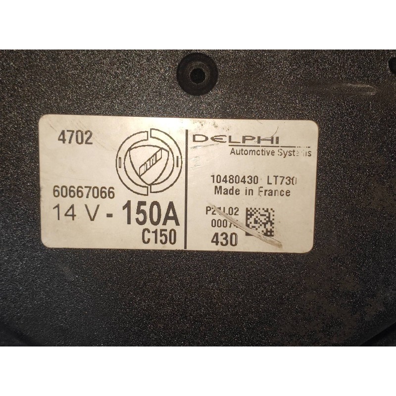 Recambio de alternador para lancia thesis (115) 3.0 v6 24v cae emblema referencia OEM IAM 60667066 10480430 
