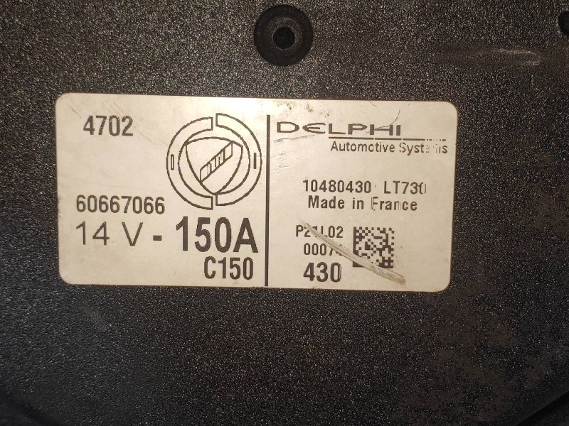 Recambio de alternador para lancia thesis (115) 3.0 v6 24v cae emblema referencia OEM IAM 60667066 10480430 