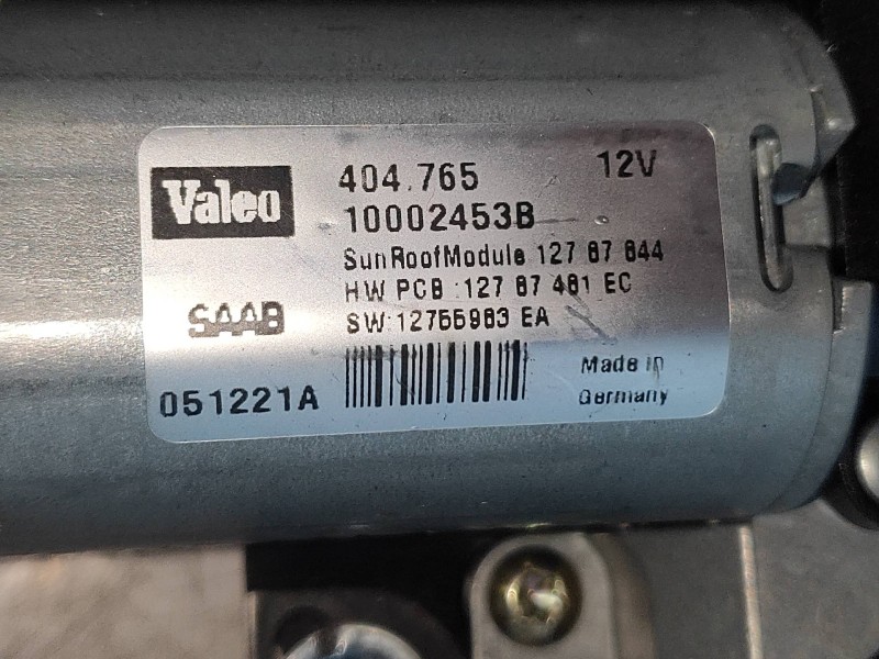 Recambio de techo electrico para cadillac bls business referencia OEM IAM 12760622 10002453B 12787481 404765 051221A