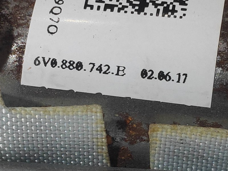 Recambio de airbag cortina delantero derecho para skoda fabia like referencia OEM IAM 6V0880742E  