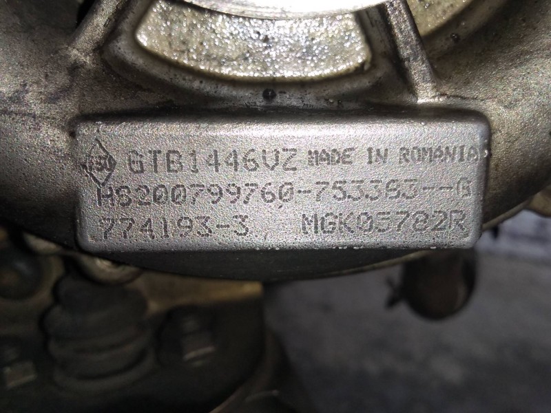 Recambio de turbocompresor para renault megane iii coupe dynamique referencia OEM IAM 7741933 H8200799760 753383G GTB1446VZ