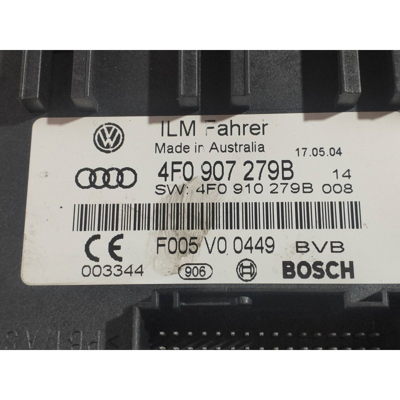 Recambio de modulo electronico para audi a6 berlina (4f2) 3.0 tdi quattro (165kw) referencia OEM IAM 4F0907279 F005V00449 