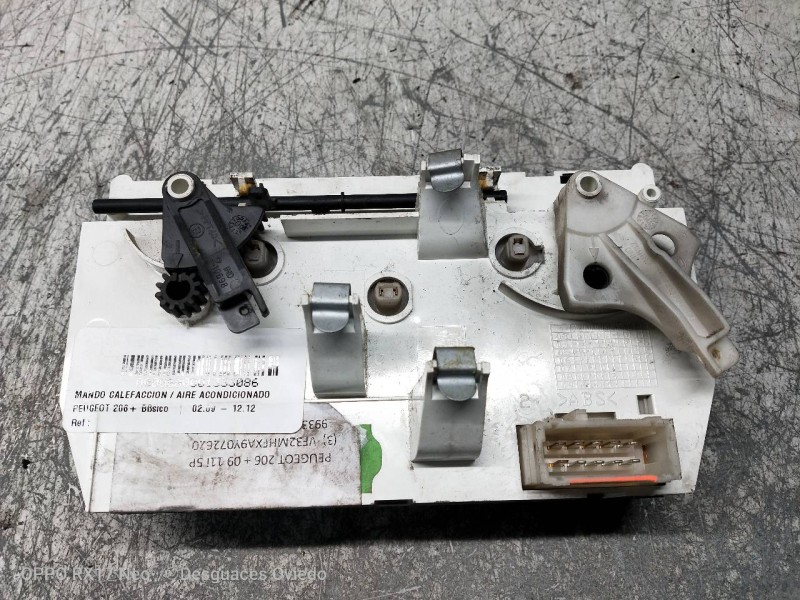 Recambio de mando calefaccion / aire acondicionado para peugeot 206+ básico referencia OEM IAM   