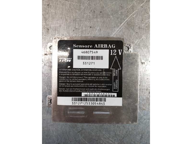 Recambio de centralita airbag para fiat panda (169) 1.2 8v dynamic referencia OEM IAM 46807549 331271 00518871