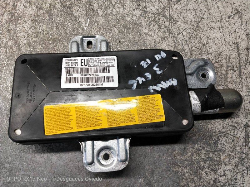 Recambio de airbag delantero izquierdo para bmw serie 3 berlina (e46) referencia OEM IAM 30703722904L 02B234CB2861M 