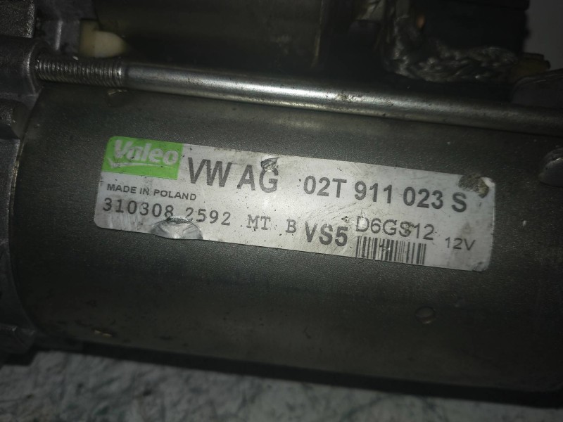 Recambio de motor arranque para seat ibiza (6l1) reference referencia OEM IAM D6GS12 VALEO 