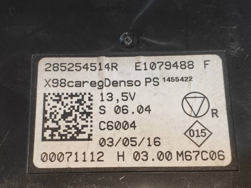 Recambio de modulo electronico para renault clio iv limited referencia OEM IAM 285254514R E1079488 