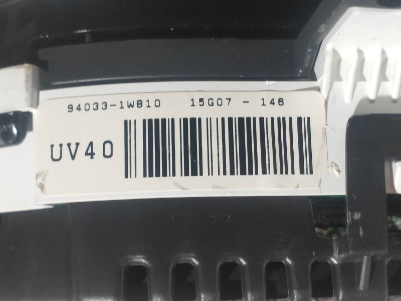 Recambio de cuadro instrumentos para kia rio 1.2 cat referencia OEM IAM 940331W810  