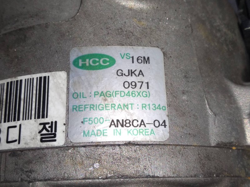 Recambio de compresor aire acondicionado para hyundai i30 classic referencia OEM IAM F500AN8CA04  