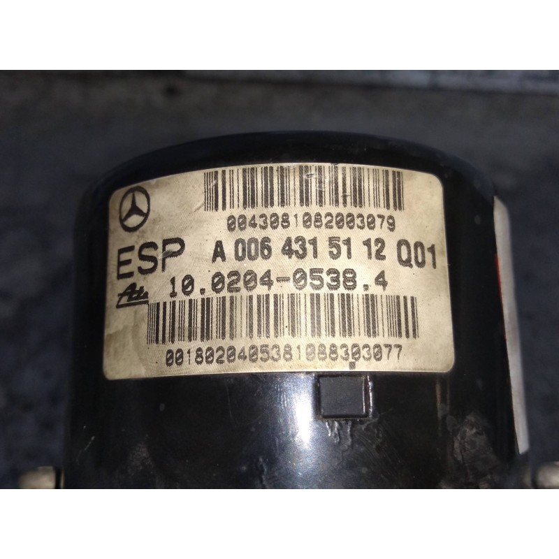 Recambio de abs para mercedes clase c (w203) familiar c 200 t cdi (203.204) referencia OEM IAM 10092523113 A0375454732 285250050