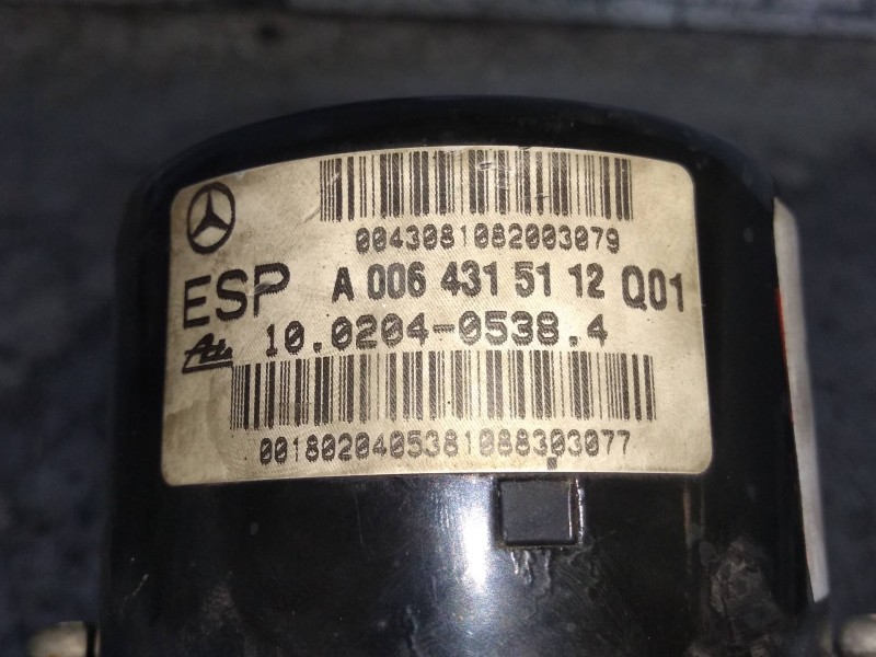 Recambio de abs para mercedes clase c (w203) familiar c 200 t cdi (203.204) referencia OEM IAM 10092523113 A0375454732 285250050
