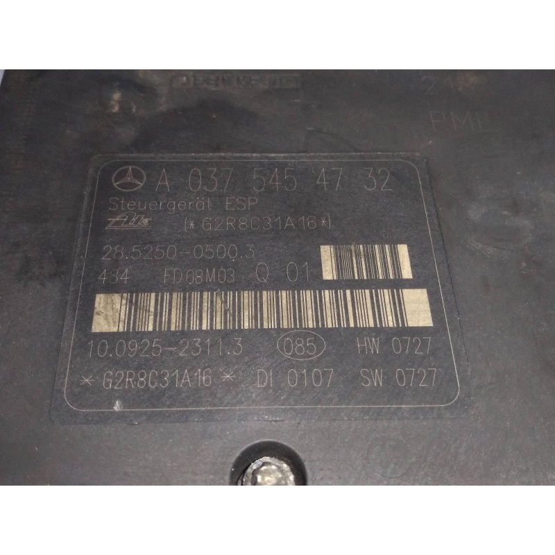 Recambio de abs para mercedes clase c (w203) familiar c 200 t cdi (203.204) referencia OEM IAM 10092523113 A0375454732 285250050