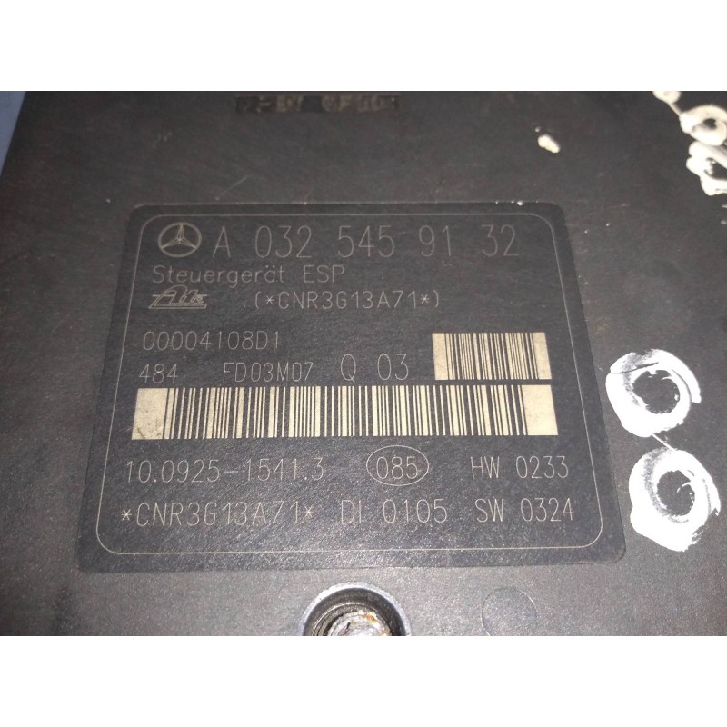 Recambio de abs para mercedes clase c (w203) familiar c 180 t compressor (203.246) referencia OEM IAM 10092515413 A0325459132 10