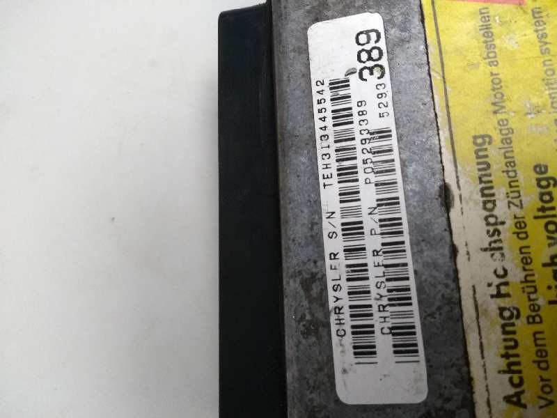 Recambio de centralita motor uce para chrysler neon (pl) 2.0 16v cat referencia OEM IAM P05293389  