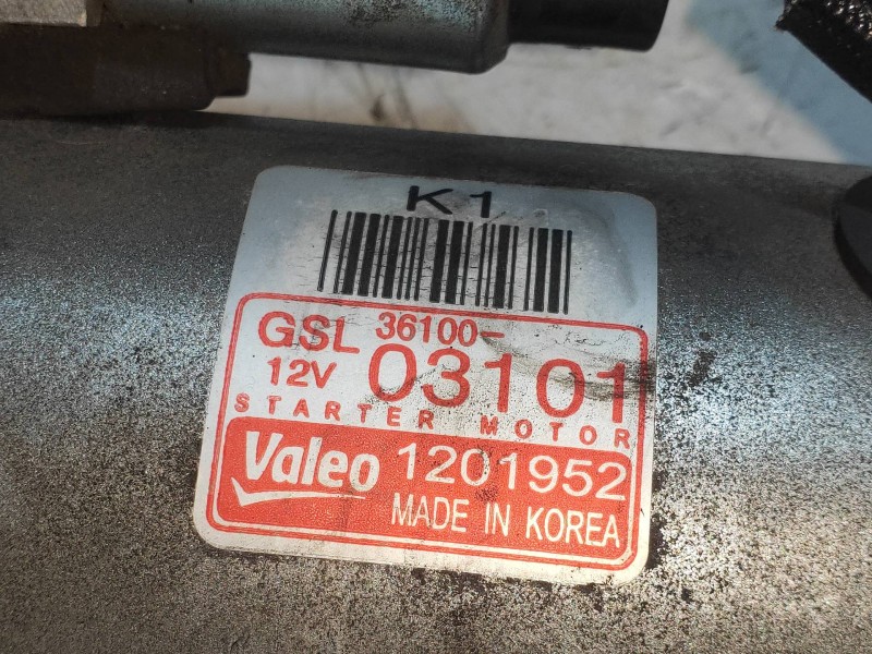 Recambio de motor arranque para kia rio 1.2 cat referencia OEM IAM 3610003101 1201952 