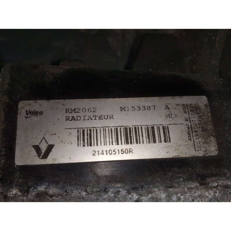 Recambio de radiador agua para renault megane iii berlina 5 p expression referencia OEM IAM 214105150R M153387 