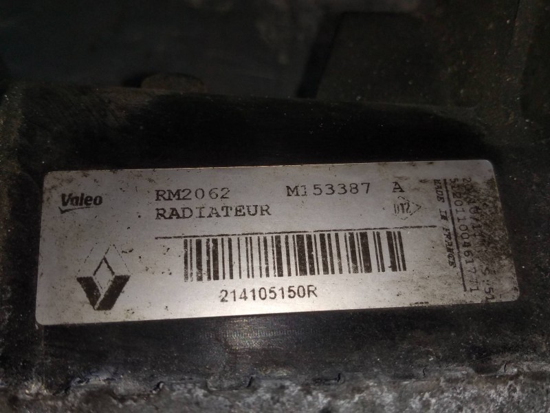 Recambio de radiador agua para renault megane iii berlina 5 p expression referencia OEM IAM 214105150R M153387 