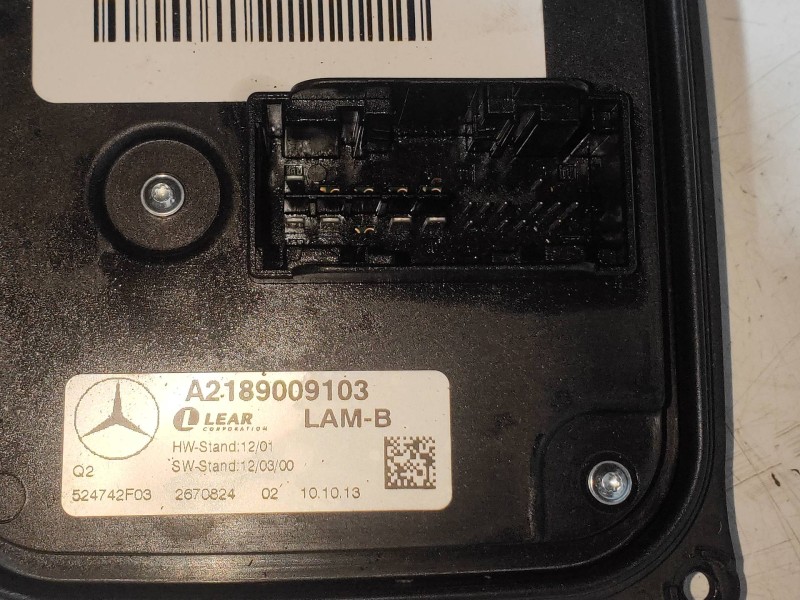 Recambio de modulo electronico para mercedes clase b (w246) b 180 cdi be (246.200) referencia OEM IAM A2189009103  