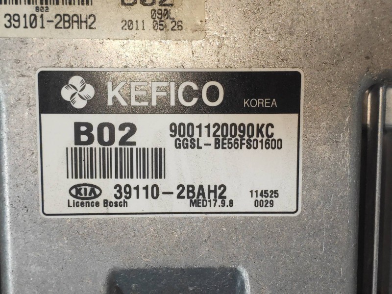 Recambio de centralita motor uce para kia sportage concept 4x2 referencia OEM IAM 391102BAH2 9001120090KC 