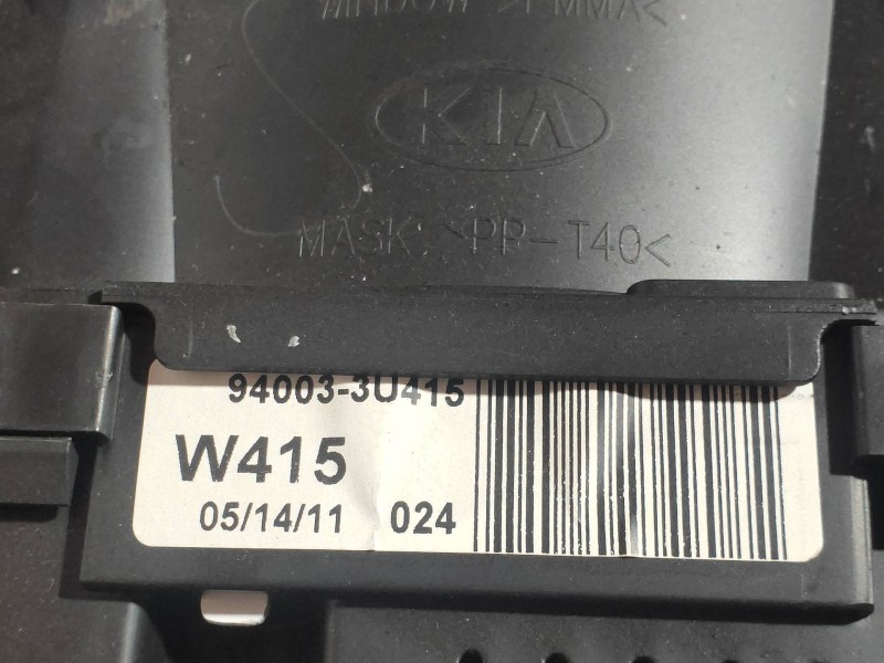 Recambio de cuadro instrumentos para kia sportage concept 4x2 referencia OEM IAM 940033U415  