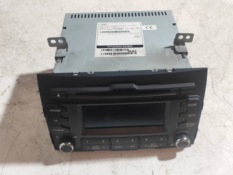 Recambio de sistema audio / radio cd para kia sportage concept 4x2 referencia OEM IAM 961603U230WH  