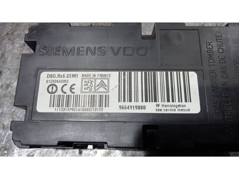 Recambio de modulo electronico para citroen c5 berlina business referencia OEM IAM 9664919880 S126064005C 