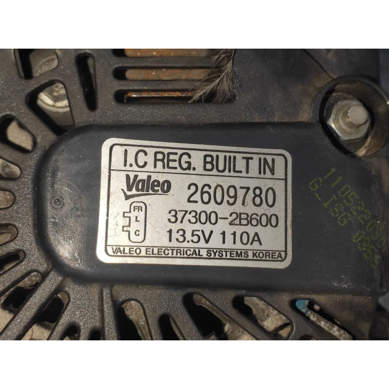 Recambio de alternador para kia sportage concept 4x2 referencia OEM IAM 373002B600 2609780 