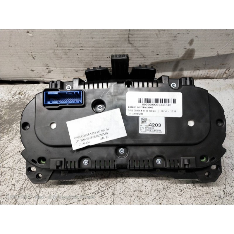 Recambio de cuadro instrumentos para opel corsa e color edition referencia OEM IAM 39204203 367030224 