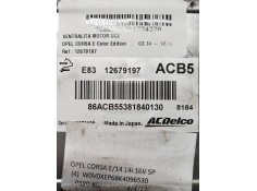 Recambio de centralita motor uce para opel corsa e color edition referencia OEM IAM 12679197 86ACB55381840130  2