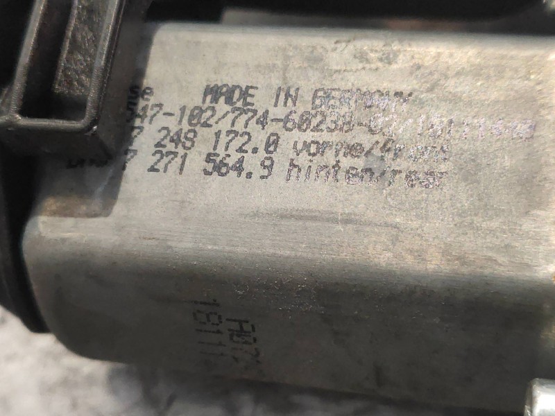 Recambio de elevalunas trasero derecho para bmw serie 5 touring (f11) 530d xdrive referencia OEM IAM 7182122F10S 71826149F10E 72