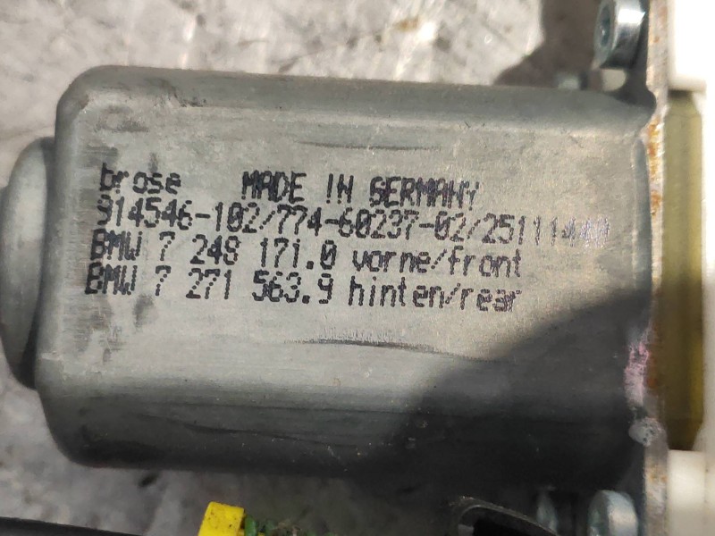 Recambio de elevalunas delantero izquierdo para bmw serie 5 touring (f11) 530d xdrive referencia OEM IAM 7227129F18S 71821819F10