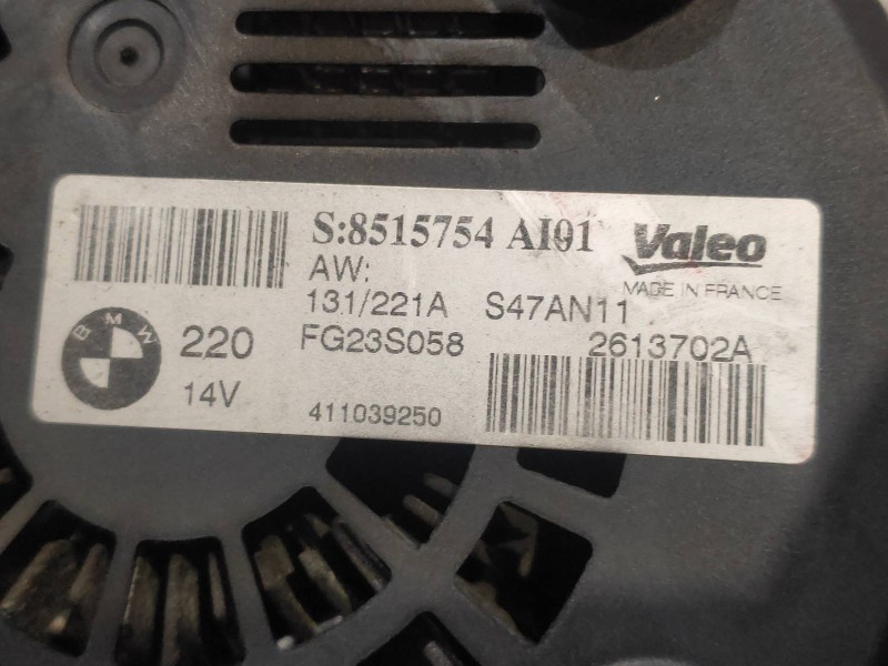 Recambio de alternador para bmw serie 5 touring (f11) 530d xdrive referencia OEM IAM 8515754AI01 FG23S058 2613702A