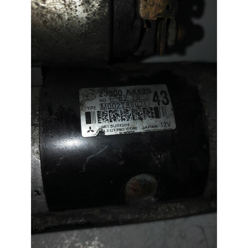 Recambio de motor arranque para subaru legacy familiar/outback b13 (bp) 2.0 diesel cat referencia OEM IAM 23800AA620  