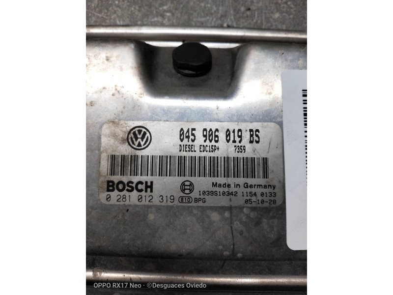 Recambio de centralita motor uce para seat ibiza (6l1) cool referencia OEM IAM 0281012319 045906019BS EDC15P