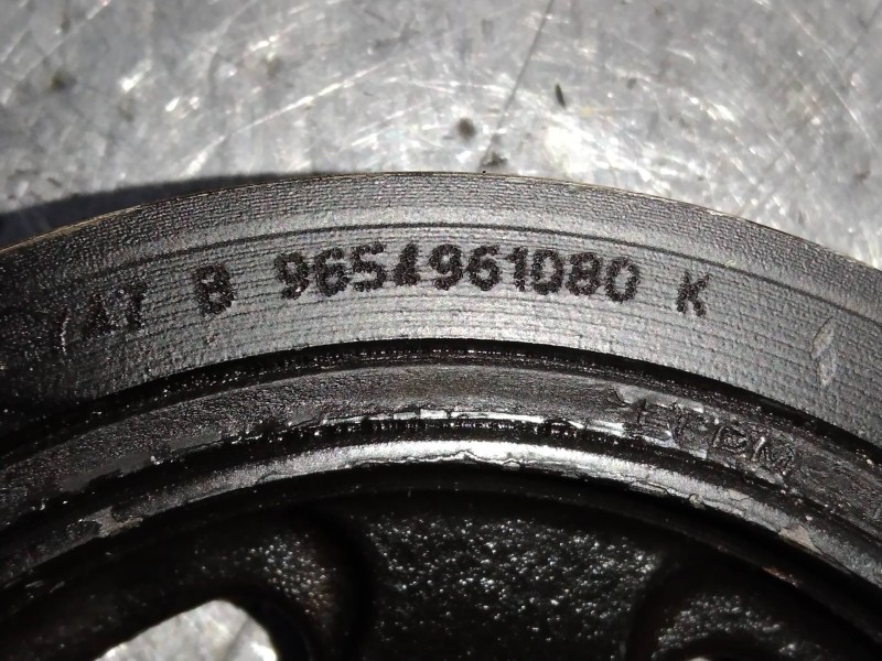 Recambio de polea cigueñal para citroen berlingo station wagon x referencia OEM IAM 9654961080K  