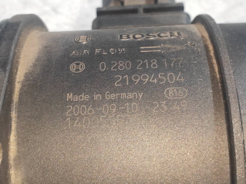 Recambio de caudalimetro para chevrolet captiva 3.2 v6 ltx referencia OEM IAM 0280218177 21994504 