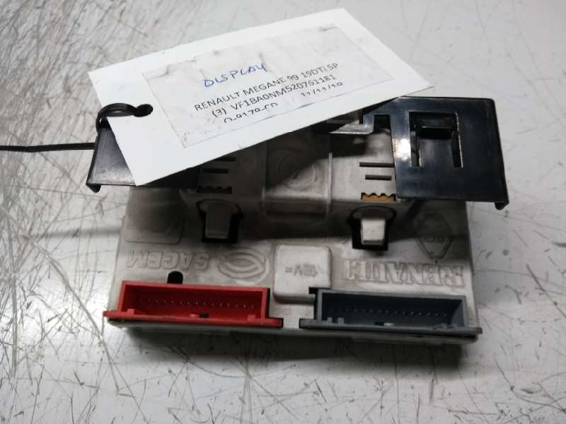 Recambio de pantalla multifuncion para renault megane i fase 2 berlina (ba0) 1.9 d rt referencia OEM IAM P7700428029A 216487557 