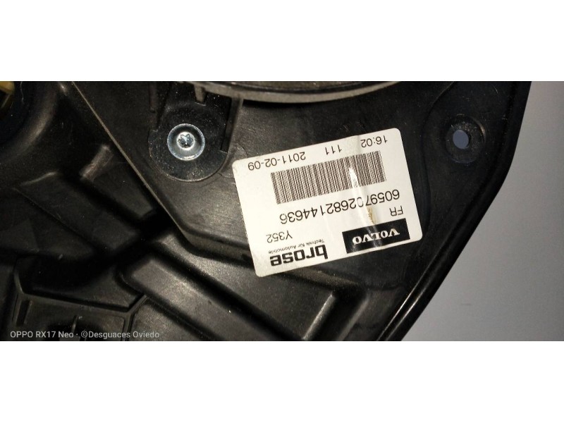 Recambio de elevalunas delantero derecho para volvo v60 kombi kinetic referencia OEM IAM 30784311  