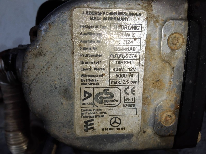 Recambio de calefaccion entera normal para mercedes vito (w638) caja cerrada 110 cdi  (638.094) referencia OEM IAM 6388351901  