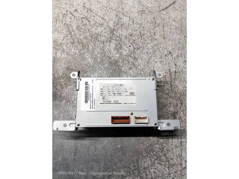 Recambio de pantalla multifuncion para nissan primera berlina (p12) acenta referencia OEM IAM 28090AV617  